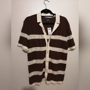 Abercrombie Knit Shirt Button Up